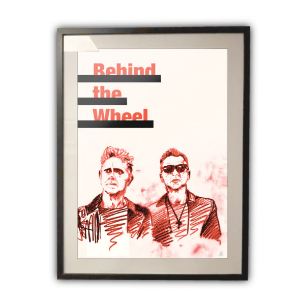 Poster "Behind the wheel"