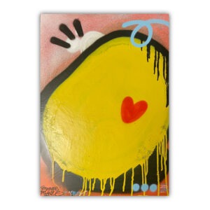 Pommespflanze Leinwand "Heart"